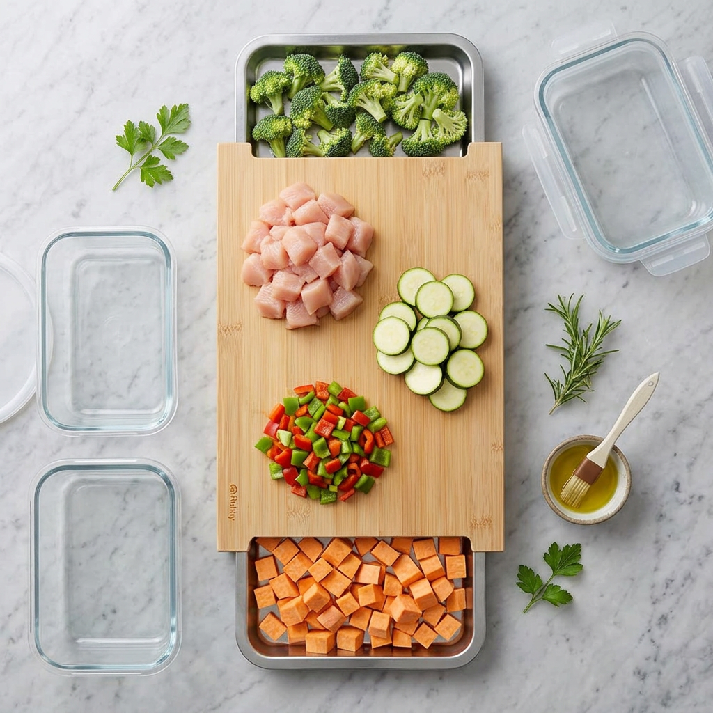 Meal prep: заготовки на тиждень з дошкою Ruhhy